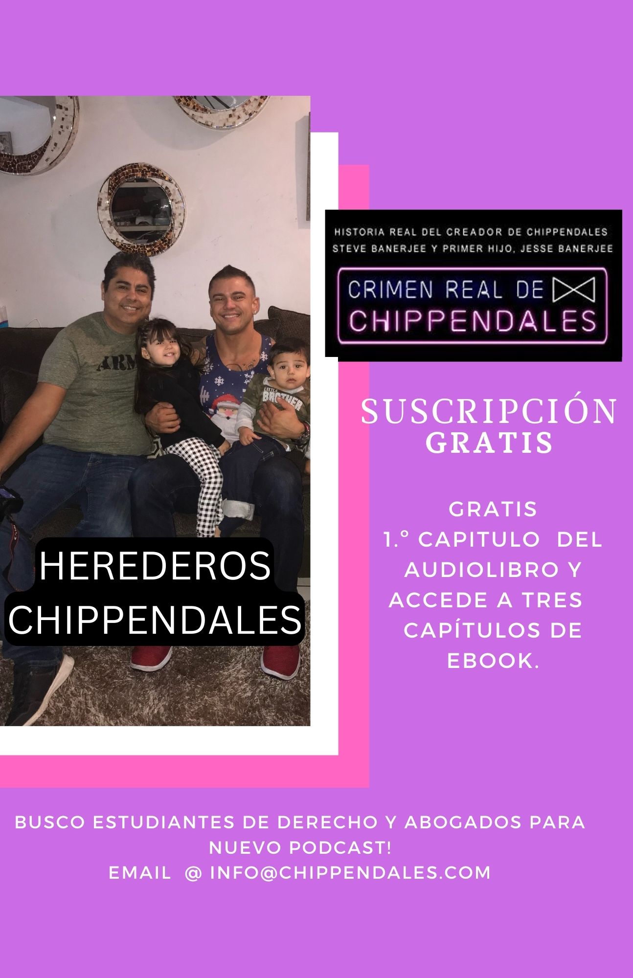 SUSCRIPCIÓN GRATIS Libro Chippendales